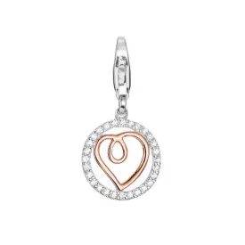   Esprit nyaklánc kiegészítő Charms ezüst rosegold Zirkonien Playful Love ESCH91598D000