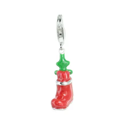 Esprit nyaklánc kiegészítő Charms ezüst Santa's Shoe ESCH90942A000