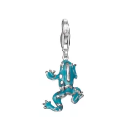   Esprit nyaklánc kiegészítő Charms ezüst béka kék ESCH91208A000