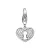 Esprit nyaklánc kiegészítő Charms ezüst Heartlock Herzschloss ESCH91502A000
