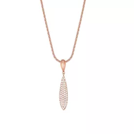   Esprit Női Lánc nyaklánc nemesacél rosegold cirkónia Iraya ESNL03370C420