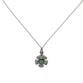   Konplott nyaklánc ékszer Flamenco zöld medium antique réz