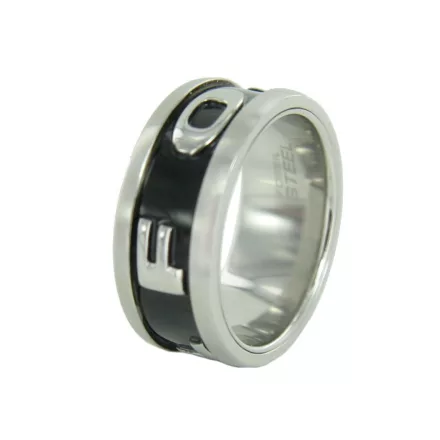 Fossil férfi nemesacél gyűrű JF83566 60 (19.1 mm Ø)