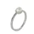 Skagen Női gyűrű ezüst Gyöngy fehér JRSS035 S6 (16.5 mm Ø)