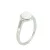 Skagen Női gyűrű ezüst fehér Achat Gyöngy JRSW022 S8 (18.1 mm Ø)