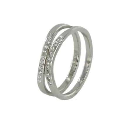 Skagen Női gyűrű ezüst Zyrkonia JRSS027 S7 (17.3 mm Ø)