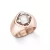 s.Oliver ékszer Női gyűrű nemesacél IP rosegold cirkónia SO999 58 (18.4 mm Ø)