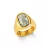 s.Oliver ékszer Női gyűrű ezüst goldfarben SO1166 54 (17.2 mm Ø)