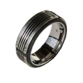 Fossil férfi nemesacél gyűrű JF83553 60 (19.1 mm Ø)