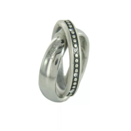 Fossil Női nemesacél gyűrű JF84715040 53 (16.8 mm Ø)