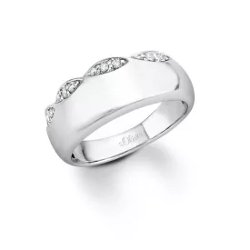   s.Oliver ékszer Női gyűrű ezüst cirkónia SO741 54 (17.2 mm Ø)