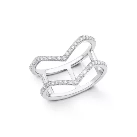   s.Oliver ékszer Női gyűrű ezüst cirkónia SO1330 54 (17.2 mm Ø)