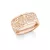 s.Oliver ékszer Női gyűrű nemesacél Roségold SO1358 56 (17.8 mm Ø)