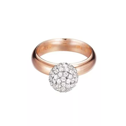 Esprit Női gyűrű ezüst Roségold cirkónia Glam sphere rózsa ESRG92309B1 57 (18.1 mm Ø)