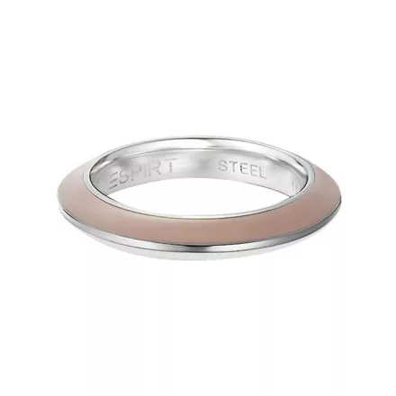 Esprit Női gyűrű nemesacél Marin 68 bézs / fehér ESRG11564B 56 (17.8 mm Ø)
