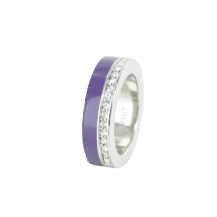 Esprit Női gyűrű nemesacél Marin 68 glam ezüst / lila ESRG11565H 50 (15.9 mm Ø)