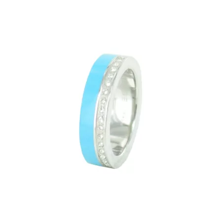 Esprit Női gyűrű nemesacél Marin 68 glam ezüst / kék ESRG11565E 53 (16.8 mm Ø)