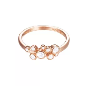   Esprit Női gyűrű ezüst rosegold cirkónia Symphony ESRG92843C1 54 (17.2 mm Ø)