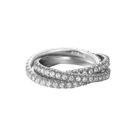   Esprit Női gyűrű ezüst cirkónia Brilliance hármas fehér ESRG91885B1 50 (15.9 mm Ø)