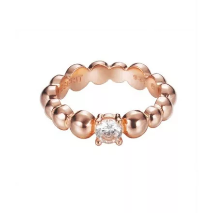 Esprit Női gyűrű ezüst rosegold cirkónia Solo Pellet ESRG92321C1 53 (16.8 mm Ø)