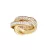 Esprit Női gyűrű nemesacél arany Tridelia cirkónia ESRG02258B1 57 (18.1 mm Ø)