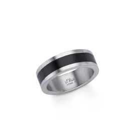   s.Oliver ékszer férfi gyűrű nemesacél bicolor 201507-1 62 (19.7 mm Ø)