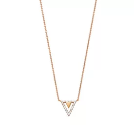   Esprit Női Lánc nyaklánc nemesacél rosegold cirkónia JW50215 ESNL03115D420