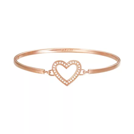 Esprit Női karkötő JW50225 nemesacél rosegold szív ESBA01299C600
