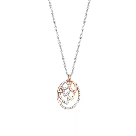 Esprit Női Lánc nyaklánc ezüst cirkónia nature glam fehér ESNL93179A420