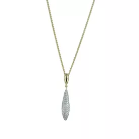   Esprit Collection Női Lánc nyaklánc ezüst arany cirkónia ESNL93370B420