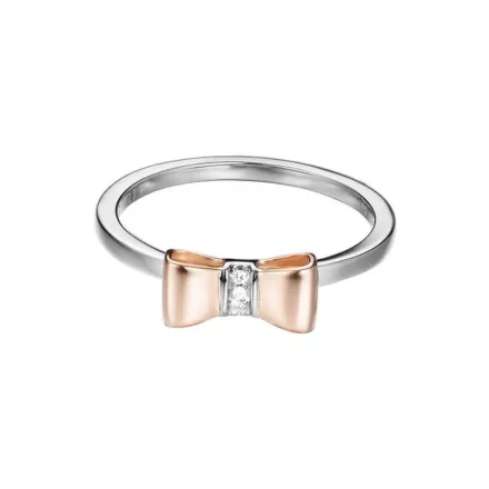 Esprit Női gyűrű ezüst cirkónia két-szín ESRG92769D1 51 (16.2 mm Ø)