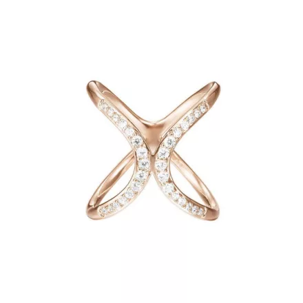 Esprit Női gyűrű nemesacél rosegold JW52886 cirkónia ESRG02782C1 60 (19.1 mm Ø)