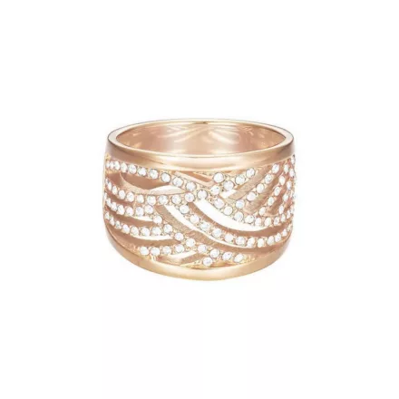 Esprit Női gyűrű nemesacél rosegold JW50236 cirkónia ESRG02688C1 54 (17.2 mm Ø)