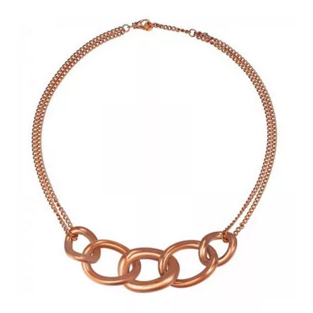 Joop Női Lánc nyaklánc ékszer nemesacél rosegold LINKS JPNL10581C450-1
