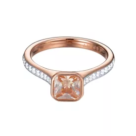   Esprit Női gyűrű nemesacél rosegold cirkónia ESRG92817C1 57 (18.1 mm Ø)