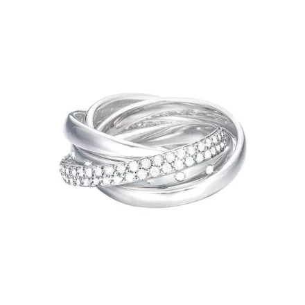 Esprit Női gyűrű Messing JW50057 ezüst ESRG02838A1 57 (18.1 mm Ø)