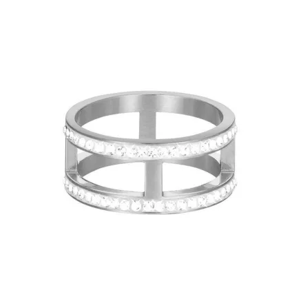 Esprit Női gyűrű nemesacél ezüst JW50218 cirkónia ESRG12698A1 57 (18.1 mm Ø)