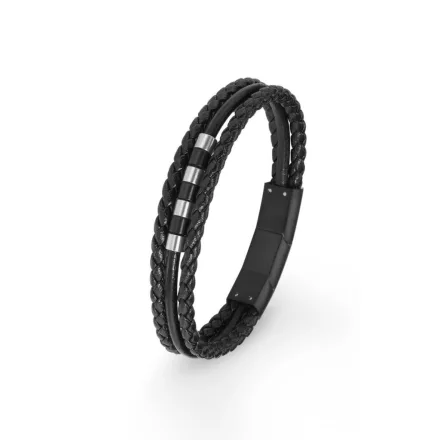 s.Oliver ékszer Gyerek és Jugendliche karkötő bőr nemesacél 2018842