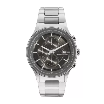 Kenneth Cole új York férfi óra karóra Chrono nemesacél KC15101001
