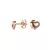 Esprit Női fülbevaló ékszer ezüst rosegold endlos Liebe ESER92436B000-1