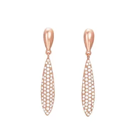   Esprit Női fülbevaló ékszer nemesacél rosegold cirkónia Iraya ESER03041C000