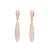Esprit Női fülbevaló ékszer nemesacél rosegold cirkónia Iraya ESER03041C000