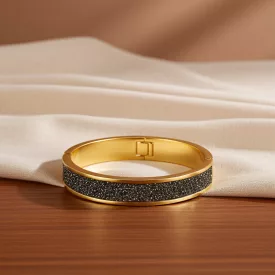   Esprit Női karkötő nemesacél arany GLAM fekete ESBA11259B600-1