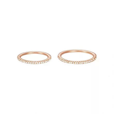 Esprit Női gyűrű szett ezüst rosegold cirkónia ESSE91010C1 57 (18.1 mm Ø)
