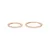 Esprit Női gyűrű szett ezüst rosegold cirkónia ESSE91010C1 57 (18.1 mm Ø)