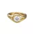 Esprit Női gyűrű ezüst arany Glamour Solitaire cirkónia ESRG92036B1 57 (18.1 mm Ø)