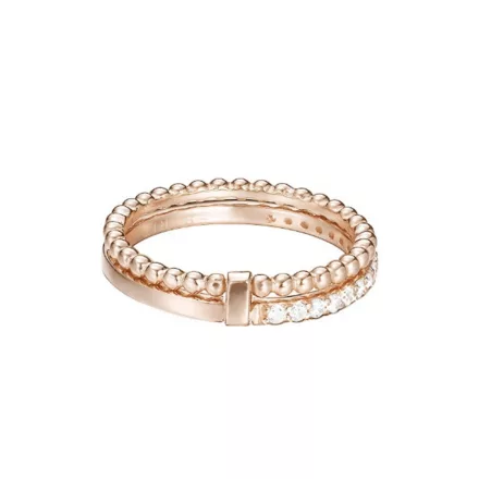 Esprit Női gyűrű ezüst rosegold cirkónia ESRG92786C1 57 (18.1 mm Ø)