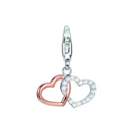   Esprit nyaklánc kiegészítő Charms ezüst rosegold cirkónia Love Connection ESCH91536D000
