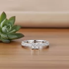 Esprit Női gyűrű ezüst cirkónia Solitaire ESRG91905A1 56 (17.8 mm Ø)