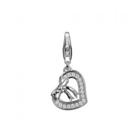   Esprit nyaklánc kiegészítő Charms ezüst cirkónia Love Bow ESCH90871A000